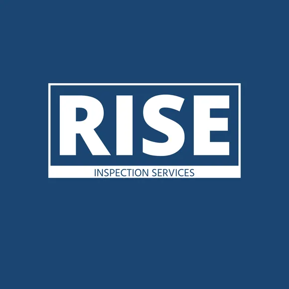 RISE Inspection Services logo on a navy background