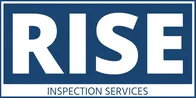 RISE Inspection Services logo in blue and white, with large white “RISE” text above smaller “INSPECTION SERVICES.”